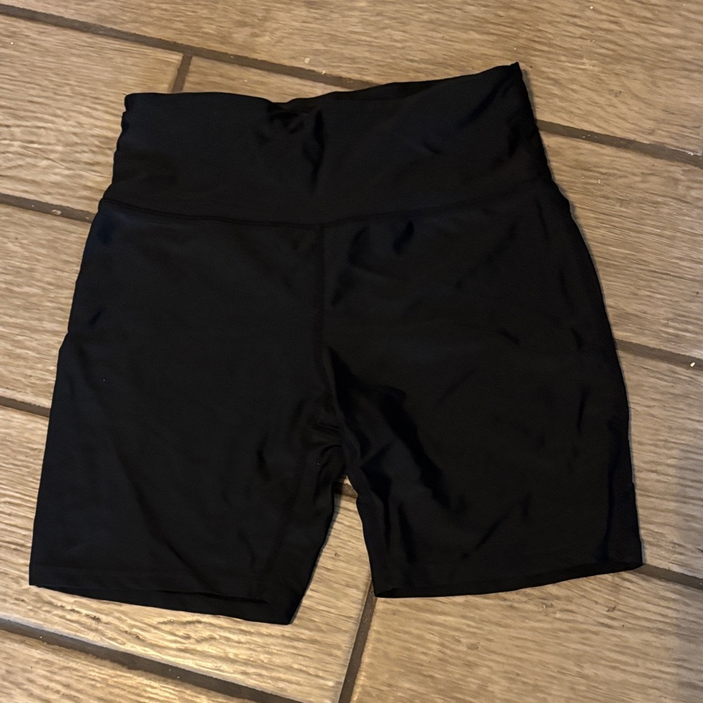 Black Women's High-Waisted Shorts